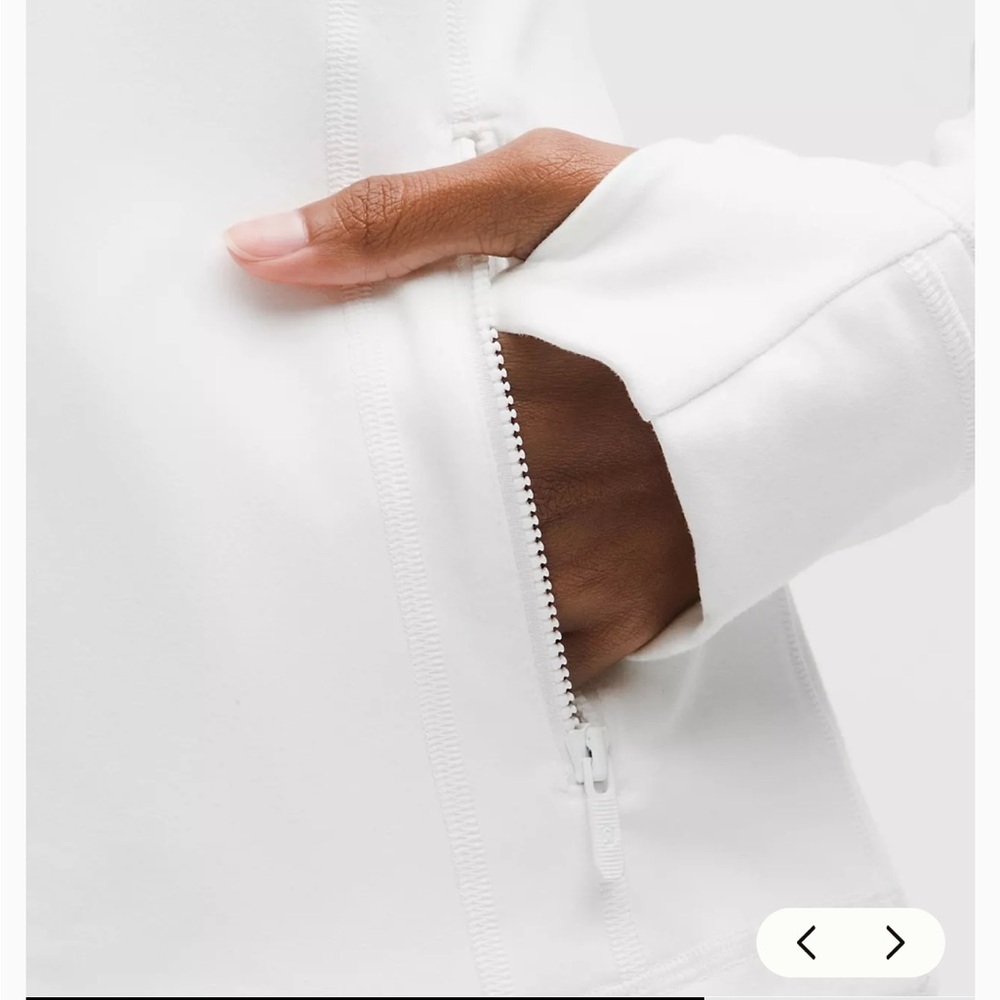 Lululemon Define Jacket Luon White Zip-Up Jacket size 8 - Picture 4 of 12